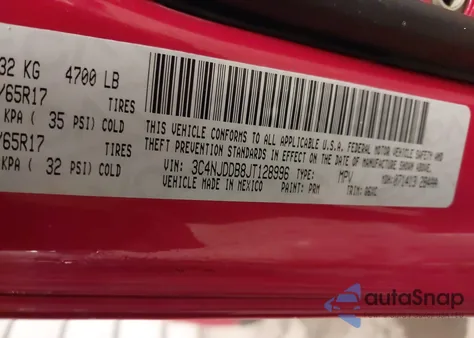 2018 Jeep Compass Trailhawk from USA, damaged, VIN 3C4NJDDB8JT128996